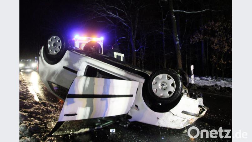 Der verunfallte VW Polo Bild: jma