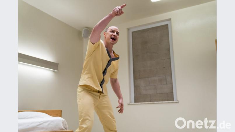 Verrückt und bestialisch: James McAvoy schlüpft erneut in die Rolle des Kevin Wendell in „Glass“ Bild: Jessica Kourkounis/Walt Disney Studios/dpa