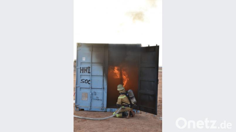 Um auf die Einsätze vorbereitet zu sein, wird viel geübt. Bild: exb