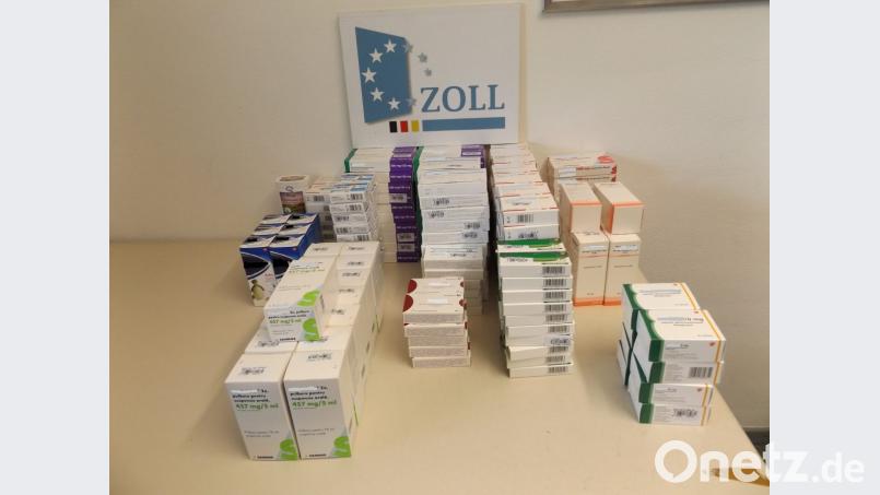 Die sichergestellten Medikamente. Bild: Bundeszollverwaltung