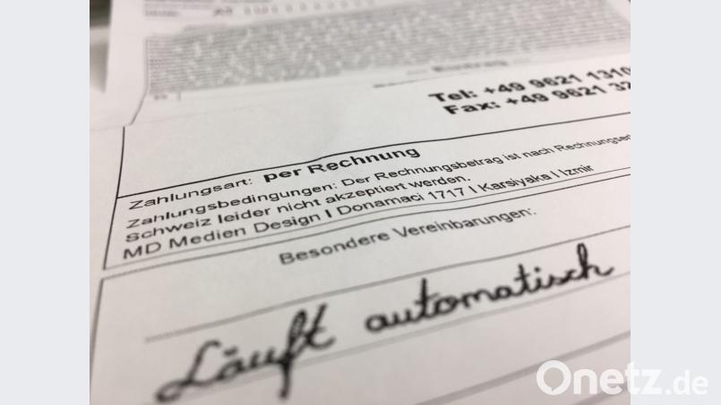 Wer ein solches Fax bekommt, sollte vorsichtig sein. Bild: upl