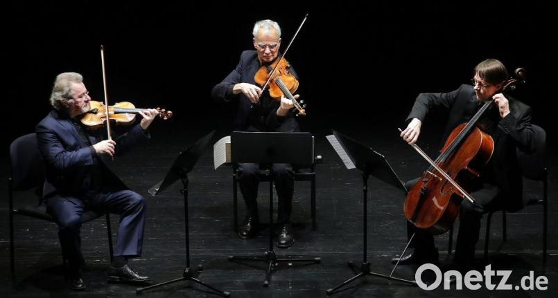 Auch im Trio beweist das „Philharmonia Quartett Berlin“ im Stadttheater, dass es zu den herausragenden Klassik-Ensembles zählt. Bild: Wolfgang Steinbacher