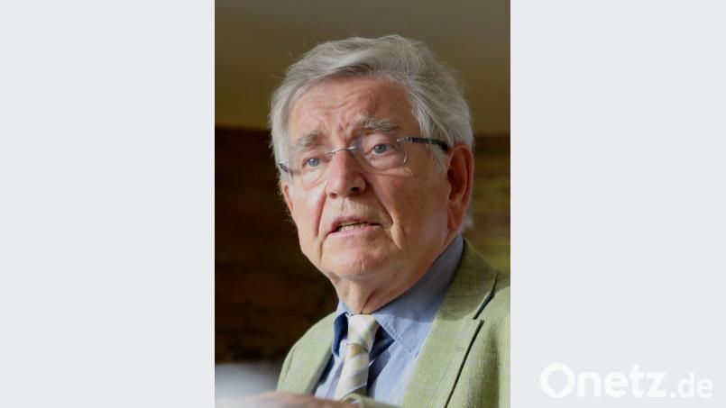 Ex-Staatsminister Thomas Goppel beschwört den Zusammenhalt der Gesellschaft. Bild: Hirsch