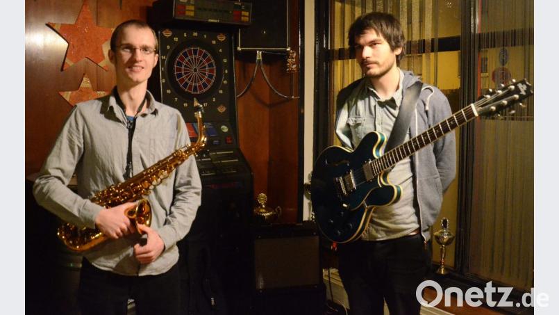 "Bergler-Rom"-Duo spielte Improvisationen. Bild: Kunz