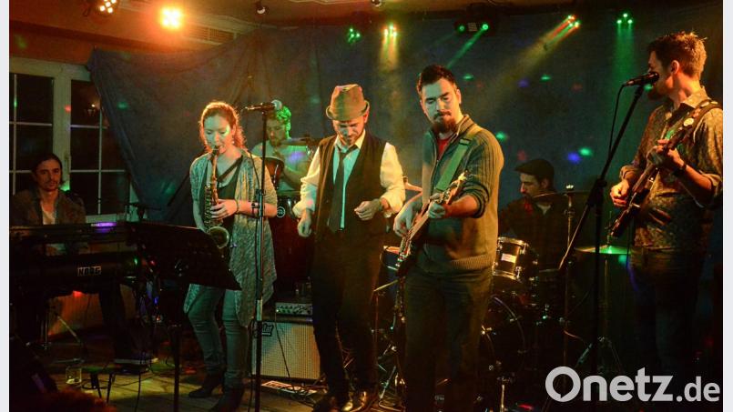 Ausdrucksstark: Die "Bourbon Blues Band" auf der "Live Stage". Bild: Kunz