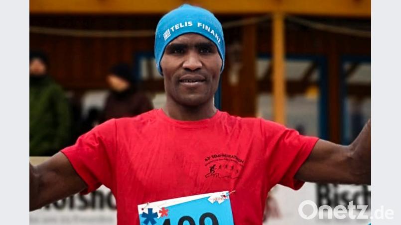 Nicht zufrieden mit seiner Leistung war Mohammed Tora, der Auftaktsieger bei der Winterlauf-Challenge. Bild: exb