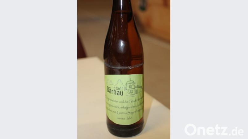 Es gab sogar ein Bärnauer Neujahrsbier. Bild: kro