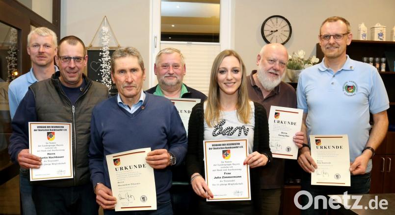 Ehrungen für langjährige Mitglieder. Bild: mef