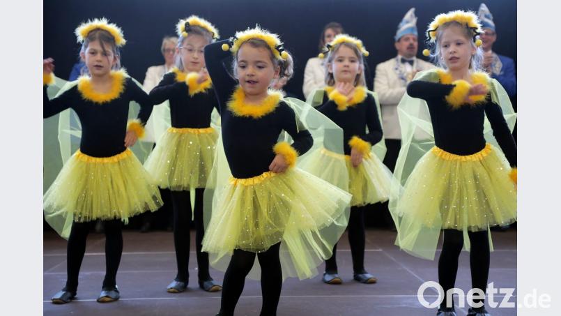 Die Narhalla Haselmühl-Amberg-Kümmersbruck gefiel mit dem Tanz "Biene Maja". Bild: Wolfgang Steinbacher