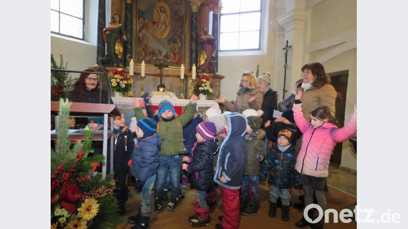 "Das ist Spitze!", fanden die Kinder des Kindergartens Regenbogen. Bild: ubb