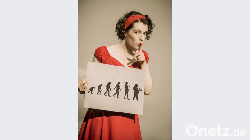Alexandra Völkl singt und schauspielert am 10. Februar im Steinstadl in Parkstein. Bild: exb