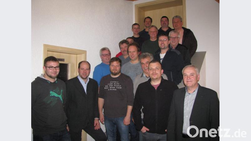 Der Vorstand der IG-Wasser Zinst mit Wassermeister, Wasserwarten und Beisitzern. Bild: exb