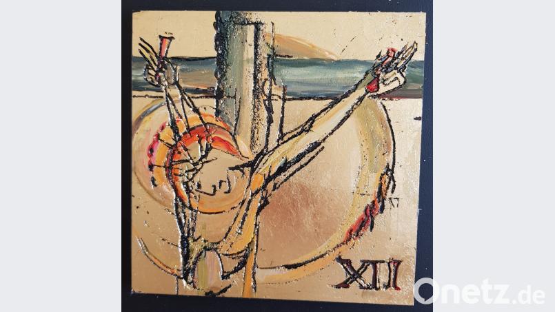 Die von Max Fischer erstellten Stationen V und XII fanden die Zustimmung der Dorfbewohner. Die anderen zwölf Stationen konnten per Bild betrachtet werden. Bild: gi