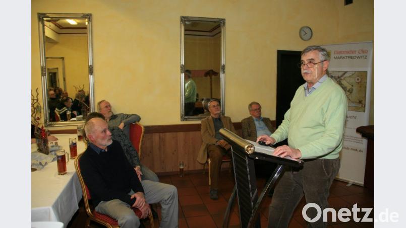 Über die Städte Oberfrankens referierte Dr. Herbert Popp beim Historischen Club Marktredwitz. Bild: wro