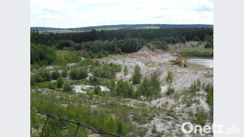 Seit über einem Dutzend Jahren ruht der Betrieb in der Kaolin- und Quarzsandgrube Schlemm bei Kohlberg. Die Natur überdeckt so langsam wieder die hässliche Narbe in der Landschaft. Doch das soll sich bald ändern, wenn der Betrieb dieses Jahr wieder anläuft. Bild: jml