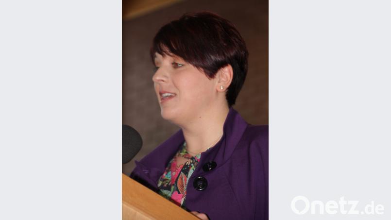 Grünen-Landtagsabgeordnete Anna Toman hatte ihren ersten offiziellen Auftritt in ihrer Heimatstadt. Bild: kro