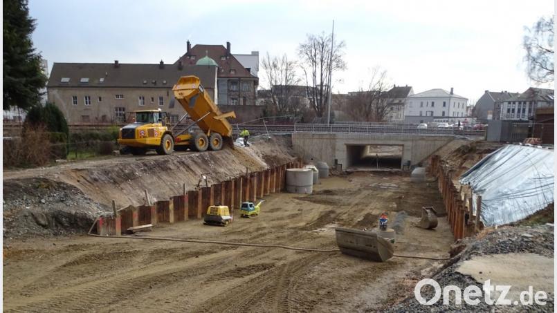 Beim Wittgarten-Durchstich befinden sich die Rampen im Bau. Bild: Dobmeier