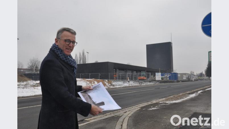 In diesem Jahr gehört die Fertigstellung des neuen Feuerwehrhauses zu den Großereignissen. Es ist eines der anspruchsvollsten Vorhaben der Stadt, betont Bürgermeister Franz Stahl. Bild: ws