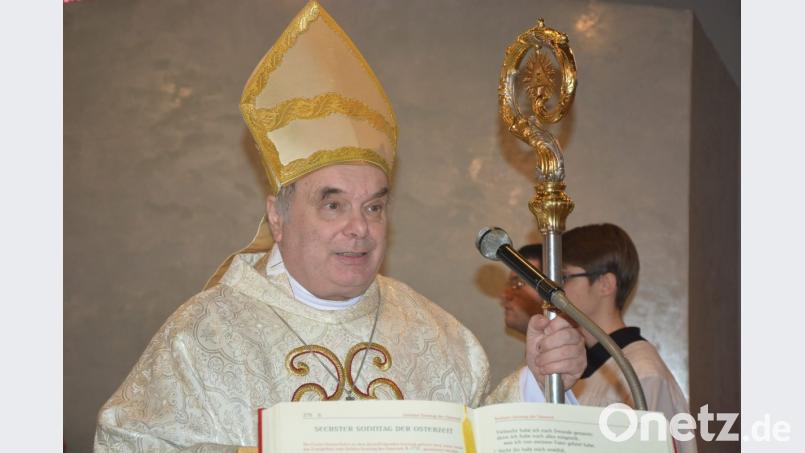 Abt Zdenek Filip Lobkowicz vom Kloster Tepl predigte zum Franz-von-Sales-Fest in Fockenfeld Bild: jr