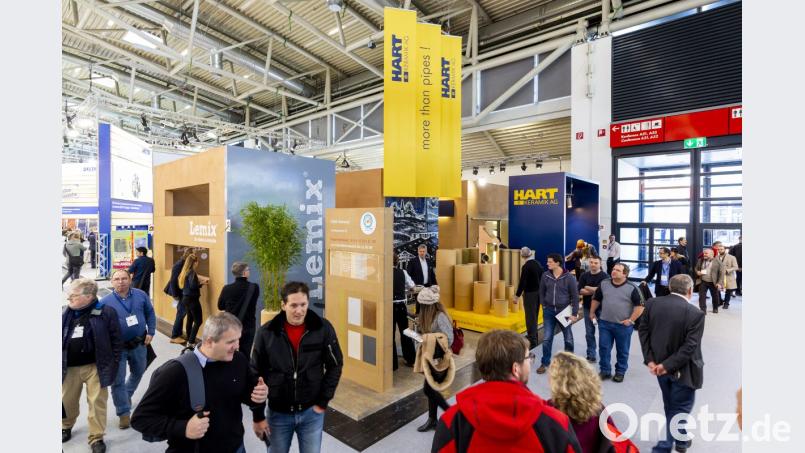 Kino, Cafeteria und viel Informationen bot der Stand des Unternehmens auf der Baufachmesse in München vom 14. bis 19. Januar. Bild: exb