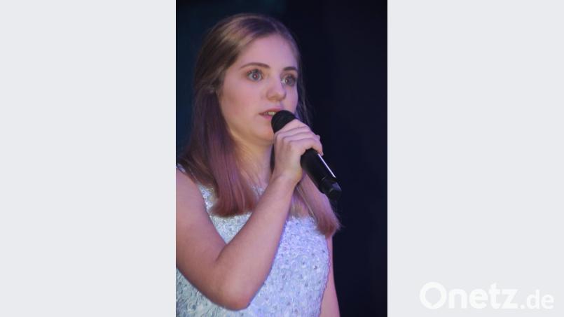 Luisa Zeitler sang unter anderem „My heart will go on“. Bild: kro