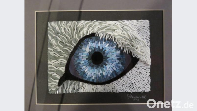 Faszinierende Bilder aus Mosaik schafft Kerstin Rumswinkel und präsentiert sie in ihrer Ausstellung im Museum Mitterteich. Bild: ubb