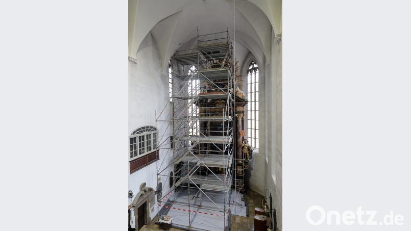 Renovierung St. Marien. Bild: Wolfgang Steinbacher