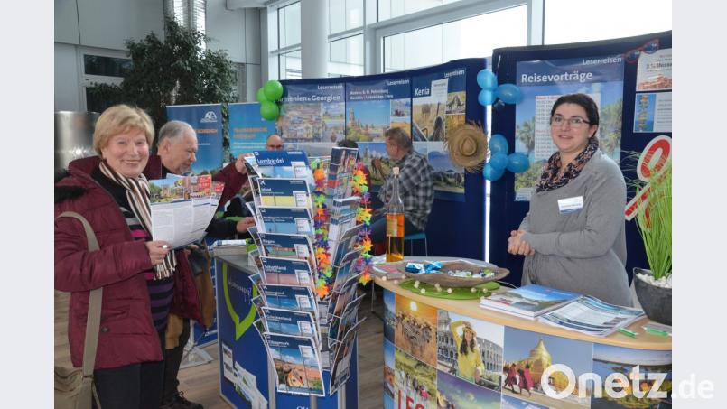 Großes Interesse fand am Samstag die Leserreisen-Messe im Verlagsgebäude. Bild: Kunz