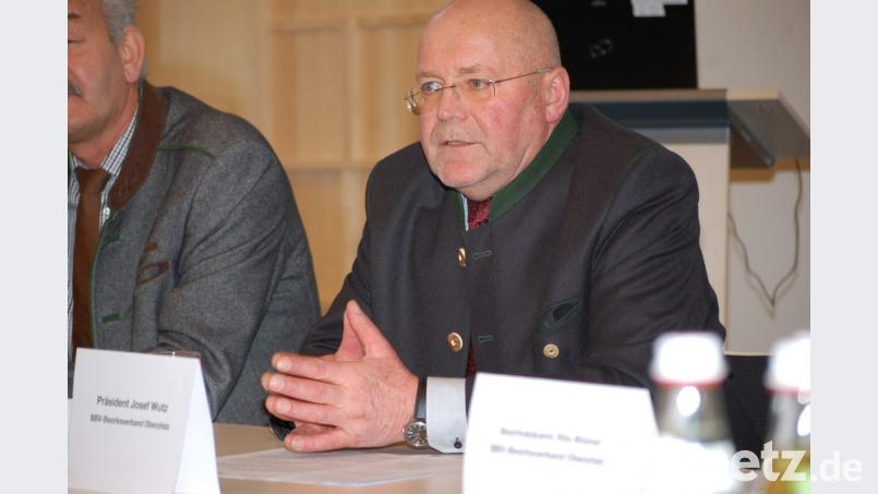 Der Oberpfälzer Bauernverbands-Präsident Josef Wutz. Bild: gib