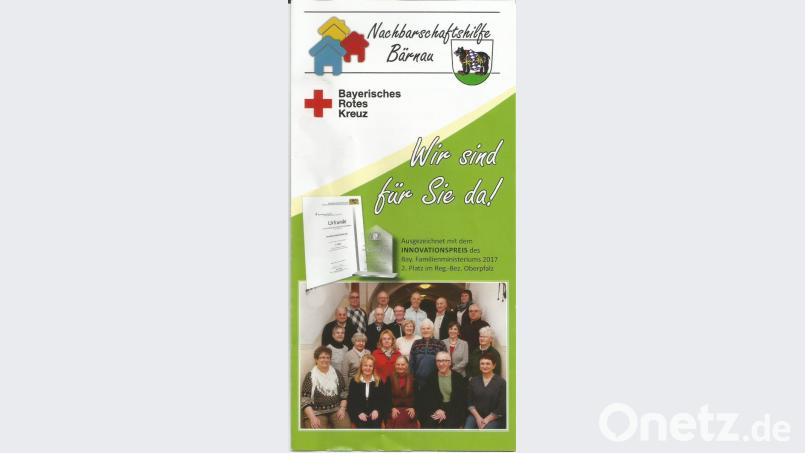 In einem Flyer stellt sich die Nachbarschaftshilfe vor. Bild: bir