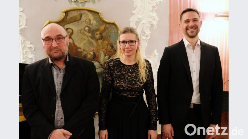 Unser Bild zeigt von links Norbert Gabla (Bandoneon), Tatjana Kwint (Piano) und Tobias Kalisch (Kontrabass). Bild: do