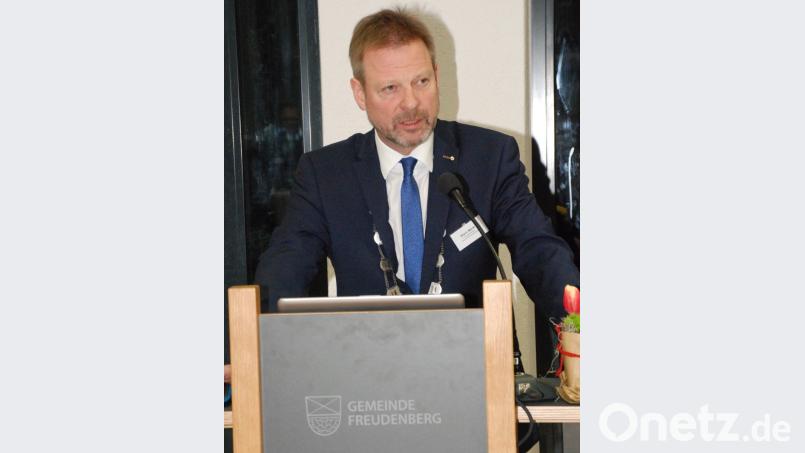 Bürgermeister Alwin Märkl: "Die vertrauensvolle Zusammenarbeit, die sich in Freudenberg zwischen den Unternehmen, den Vereinen sowie Gemeinderat und Verwaltung entwickelt hat, gehört zu den Stärken unserer Gemeinde. " Bild: sche