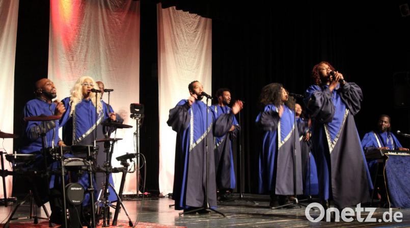 "The Best of Black Gospel" überzeugte am Dienstag in der Fichtelgebirgshalle Wunsiedel Bild: stg