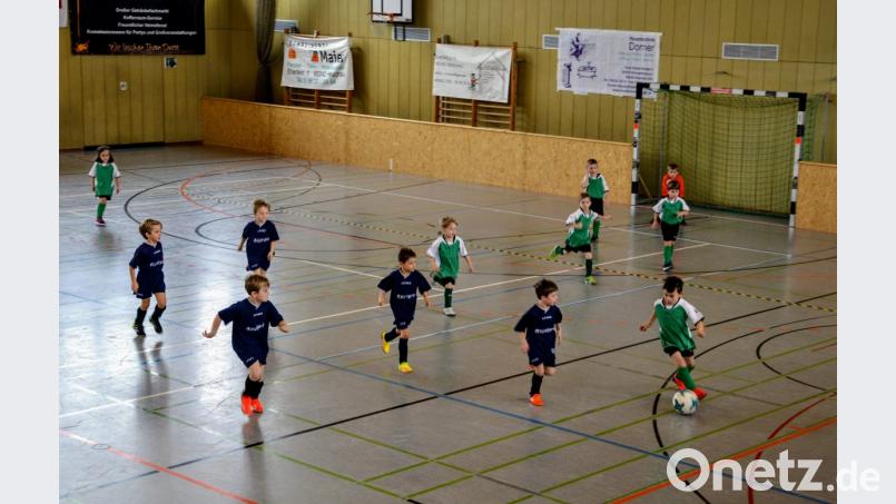 Auch die jüngsten Teilnehmer der G-Schüler waren mit Begeisterung dabei. Bild: fdl