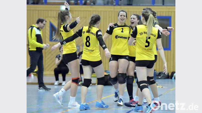 In der Rückrunde bejubelten die Hahnbacher Volleyballerinnen sieben von möglichen neun Punkten. Weitere sollen in Hammelburg gesammelt werden. Bild: Hubert Ziegler