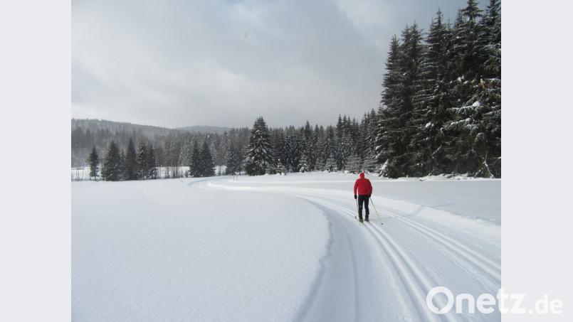 Und hinein ins Reschbachtal, auf der Dreikönigsloipe. Bild: mr