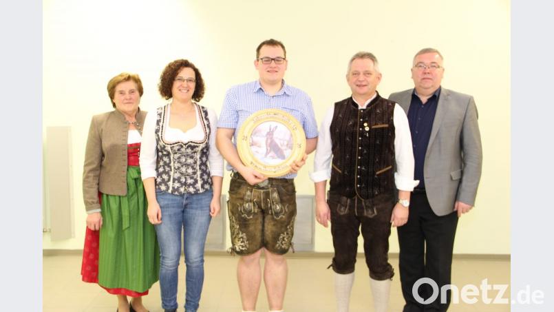 Das beste Jahresblattl geschossen (von links):. Herta Zeiler, Michaela Prüll, Fabian Rom, Hans-Jürgen Ulrich, Sepp Reindl. Bild: ffl