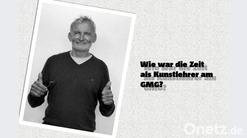 Auch der mittlerweile pensionierte Kunsterzieher Achim Hüttner macht bei dem nicht alltäglichen Projekt mit und erinnert sich gerne an seine Zeit am Gregor-Mendel-Gymnasium. Bild: exb