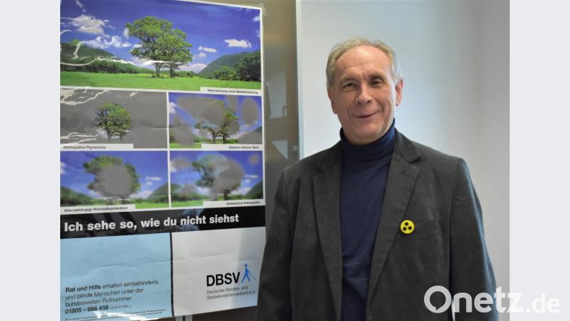 Rudolf Pichlmeier von der Beratungsstelle "Blickpunkt Auge" aus Regensburg. Bild: rgr