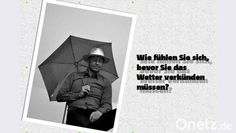 Dieses Bild beweist: Thomas Bärthlein ist nicht nur CSU-Stadtrat, sondern auch Wetterexperte. Bild: exb