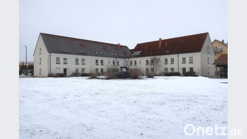 Hier auf diesem freien Grundstück in der Ohmstraße will die &quot;Lebenshilfe&quot; eine neue Unterkunft für Behinderte bauen. Gleich neben dem bestehenden Wohnheim. Bild: Hirsch
