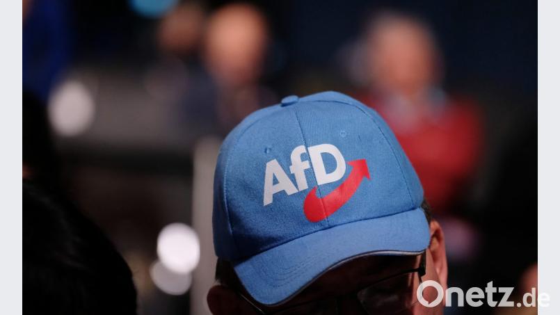 Ein Teilnehmer der Europawahlversammlung der Alternative für Deutschland (AfD) trägt eine AfD-Kappe. Die Partei wurde vom Verfassungsschutz zum Prüffall erklärt. Bild: Sebastian Willnow/ZB/dpa