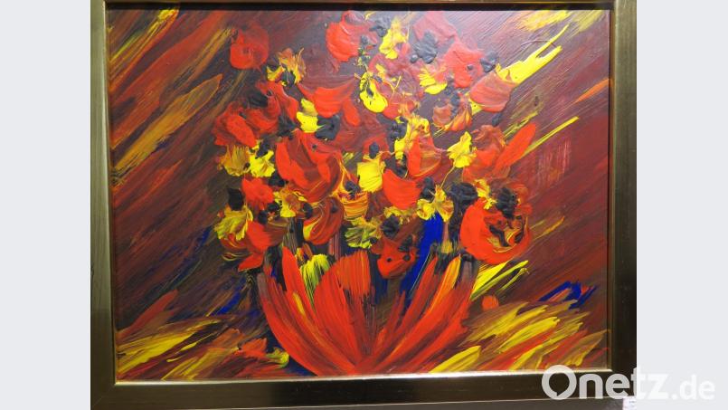 Zu diesen &quot;Blumen&quot; von Margret Seer gibt es eine neu geschriebene Geschichte. Bild: ubb