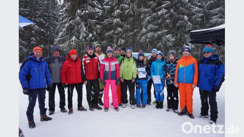 Die Sieger der einzelnen Altersklassen beim Wettbewerb in Schönsee. Bild: wsv