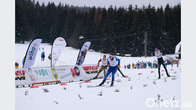 Jonas Schröter (vorne) war der Schnellste bei der Deutschen Meisterschaft über 10 Kilometer und holte sich den Titel. Bild: rer