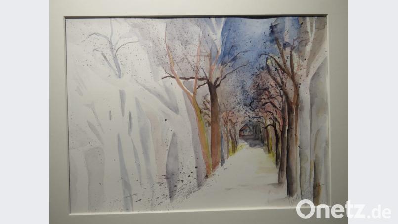 Immer wieder ist die Natur ein gern angenommenes Motiv, wie bei diesem Werk von Gislinde Ernst. Bild: ubb