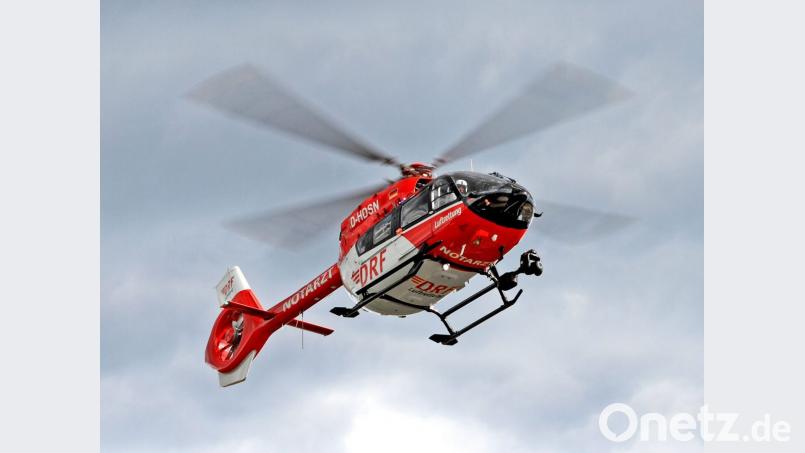 Hubschrauber des Typs H 145 der DRF Luftrettung im Einsatz. Bild: DRF-Luftrettung