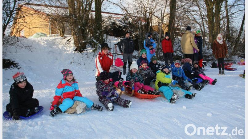 Rodelspaß bei Mühlhof. Bild: wro