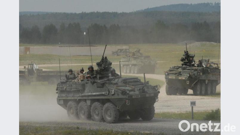 Die US-Armee trainiert auf dem Truppenübungsplatz Grafenwöhr (Archivbild): Für die Anlieger ist das eine Belastung - die Beschwerden gegen den Lärm haben zugenommen. Archivbild: Petra Hartl