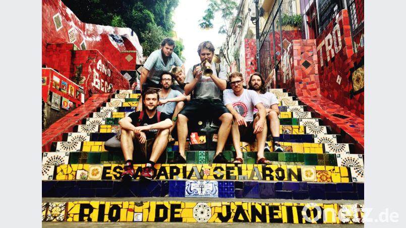 "La Brass Banda" in Rio de Janeiro. Bild: La Brass Banda/exb